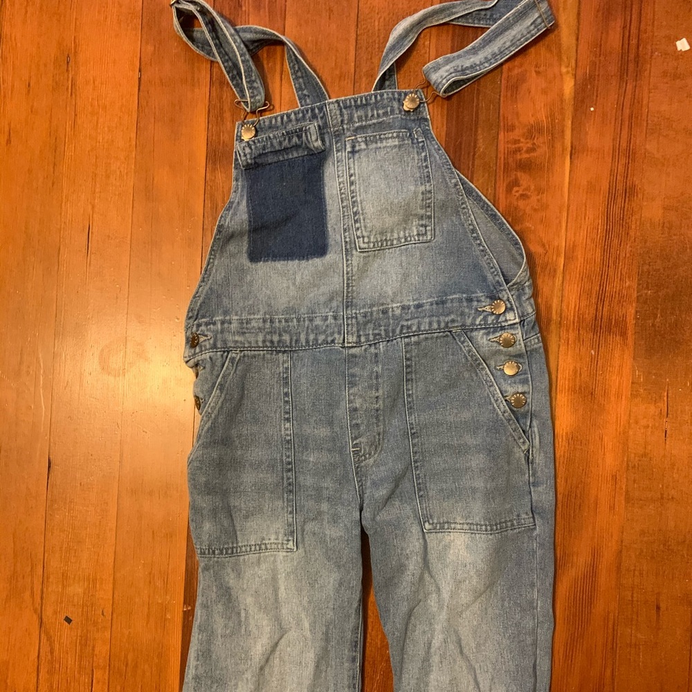 Denim overalls